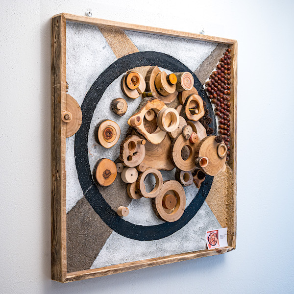 Circles-In-A-Circle-Woodcycling by artist Ariam Snemelk - Side