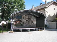Rundbogen Überdachung